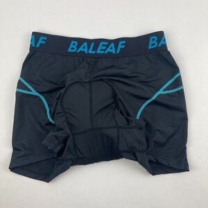 Baleaf Bicycle Shorts Mens Large Black Padded Compression
